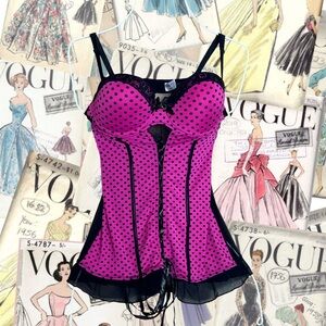 Playboy Polka Dot Corset Top 🐰